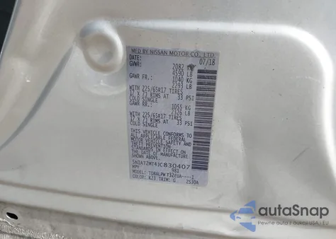 2018 Nissan Rogue S from USA, damaged, VIN 5N1AT2MT4JC830407